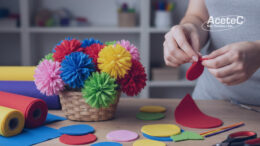 Passo a Passo: Como Fazer Flores de TNT