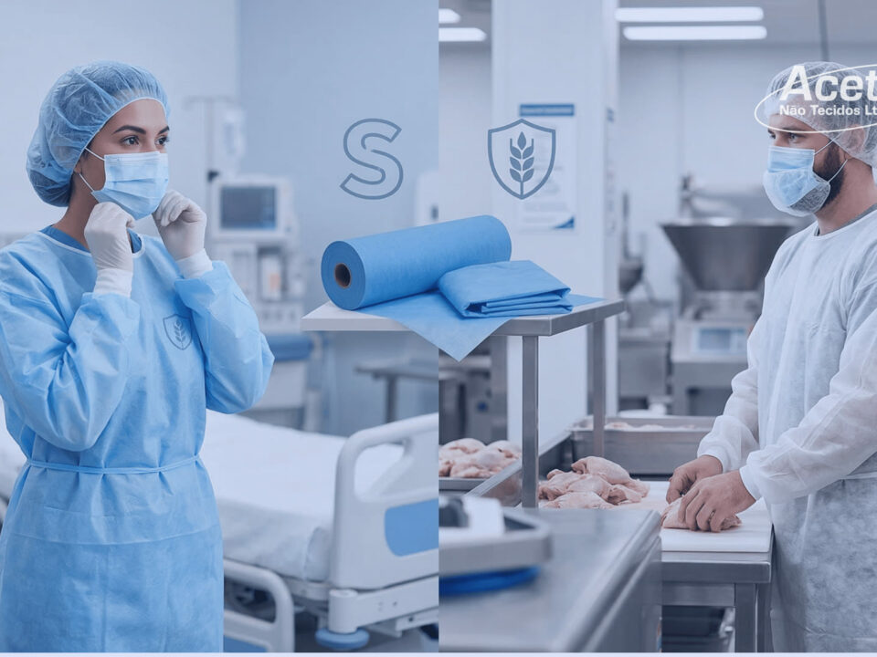 Capotes Descartáveis em TNT